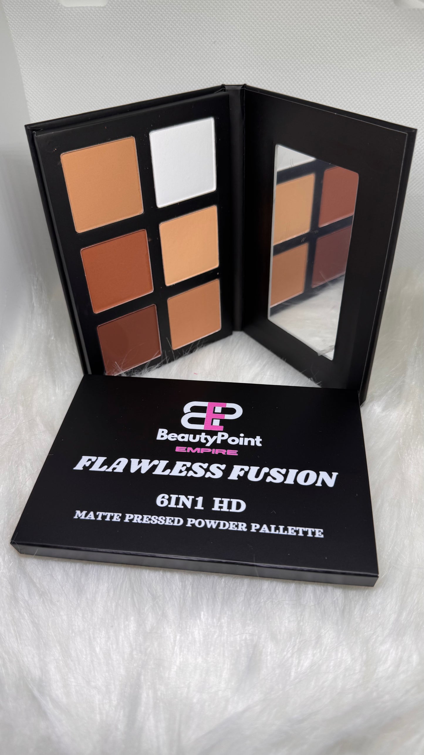 BeautyPoint Empire 6-in-1 HD Matte Pressed Powder Palette