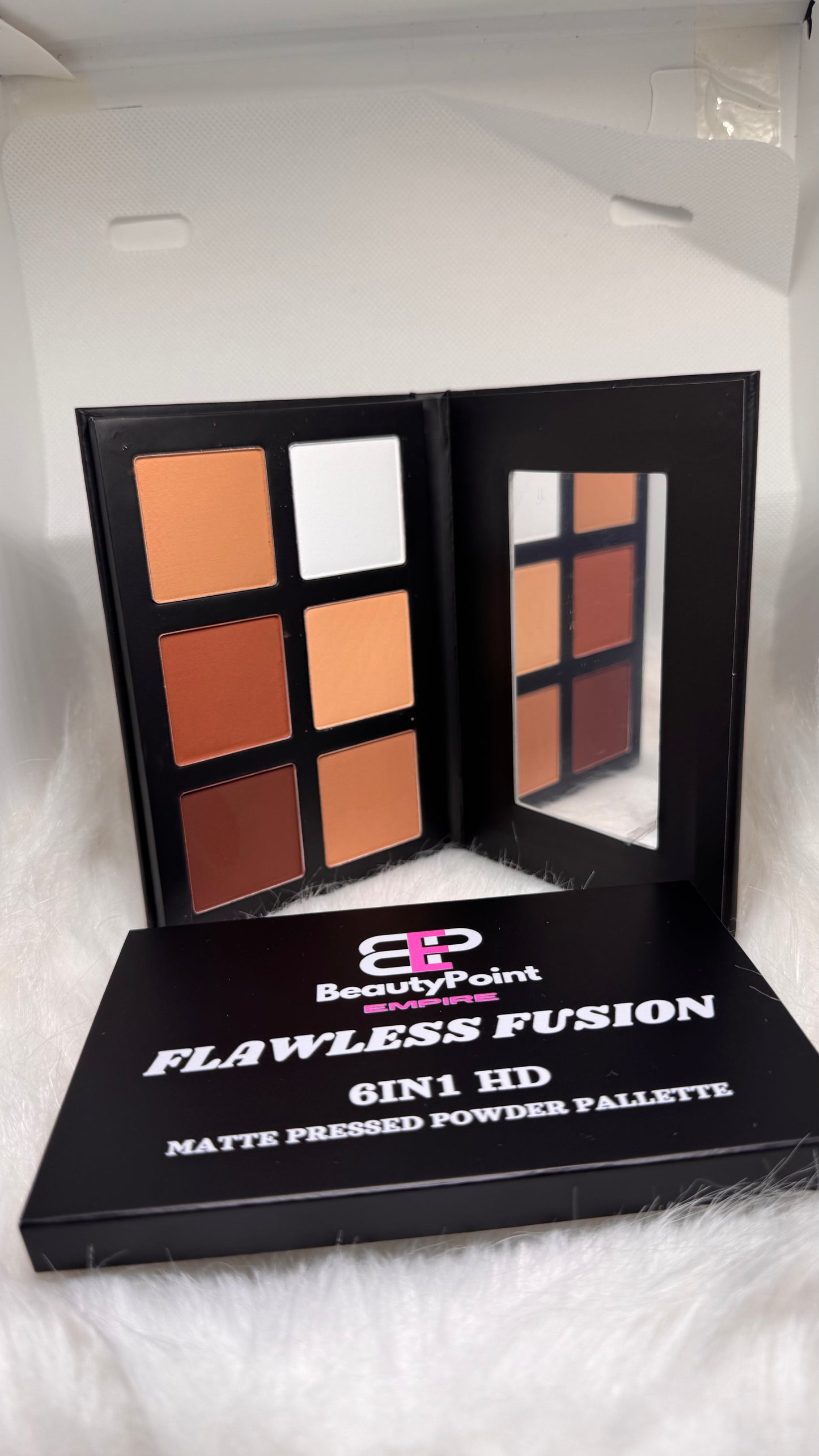 BeautyPoint Empire 6-in-1 HD Matte Pressed Powder Palette
